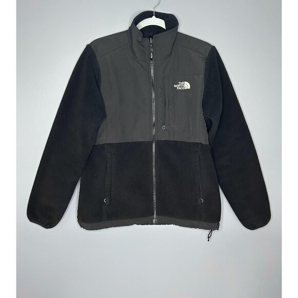 North Face Denali Jacket Womens Medium Black Polartec Fleece Full Zip Outdoor - Picture 1 of 13